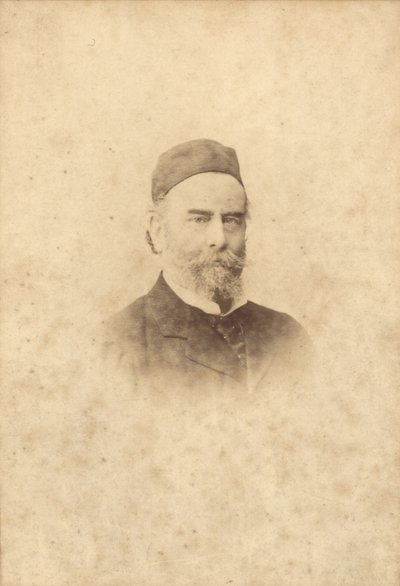 Portrait photograph of Alfred Sisley (1839-99) by Clement Maurier